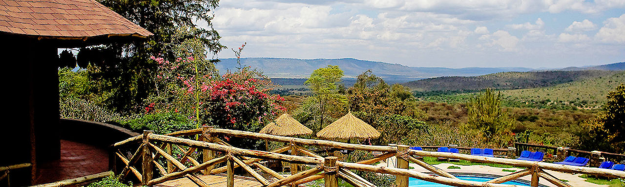 Ausblick von der Mara Sopa Lodge