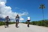 Fahrradtour unter Palmen