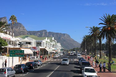 Straßenszene in Kapstadt
