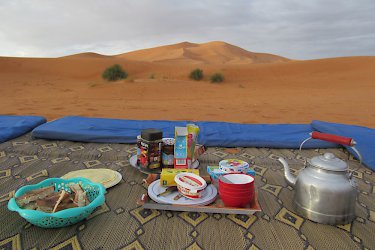 Picknick in der Wüste