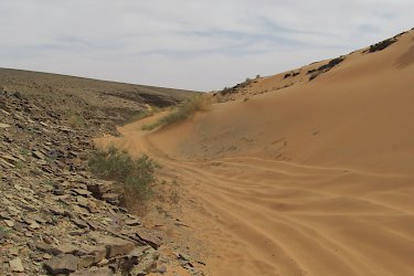 Stein-und Sandwüste