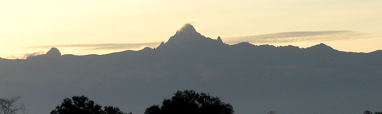 Mt. Kenia der heilige Berg