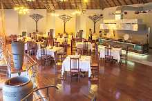 Restaurant der Chobe Bush Lodge