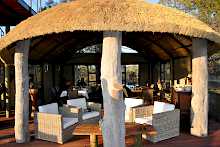 Restaurant der Nkasa Lupala Tented Lodge