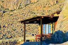 Terrasse des Eagles Nest der Canyon Lodge