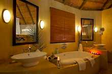 Badezimmer im Ngoma Safari Lodge