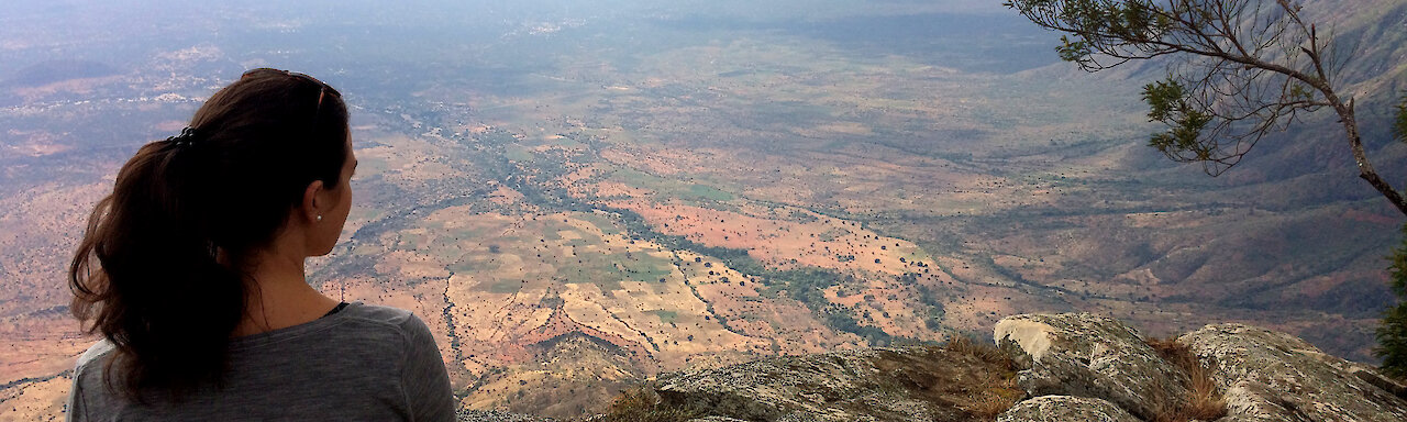 Ausblick in den Usambarabergen