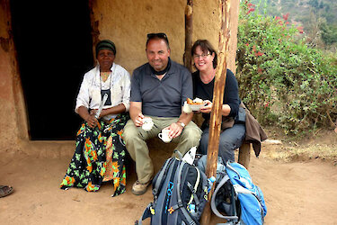 Mittagspause bei einer Familie