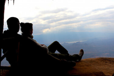 Entspannen nach der Wanderung