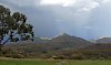 Blick auf die Landschaft in Lesotho