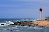 Leuchtturm am Strand von Umhlanga
