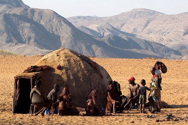 Ein Haus der Himba