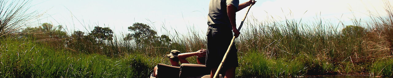 Mokoro-Fahrt im Okavango-Delta