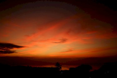 Sonnenuntergang über Sansibar