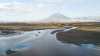 Lake Natron mit dem Oldoinyo Lengai im Hintergrund