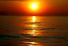 Sonnenuntergang über dem Tanganyika-See