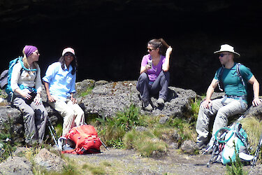 Mittagspause am Kilimandscharo