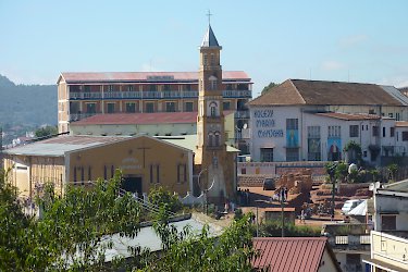 die Stadt Fianarantsoa