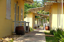 Zwischen den Häusern im Casa del Papa