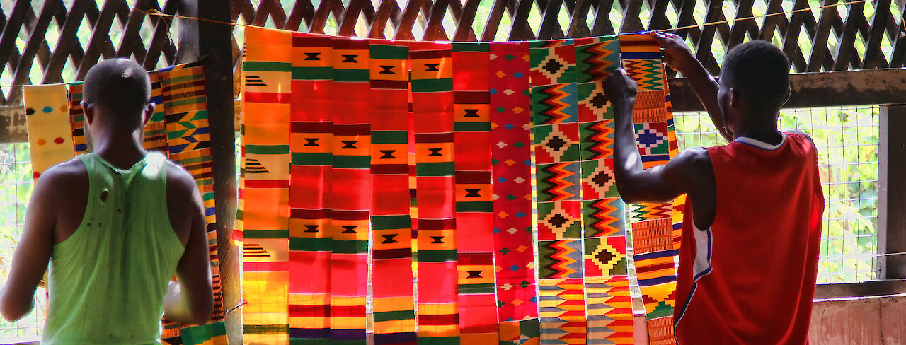 Textilproduktion in Ghana