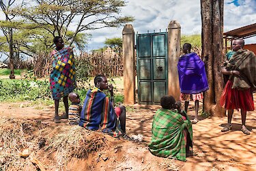 Karamojong Frauen in Moroto, Uganda