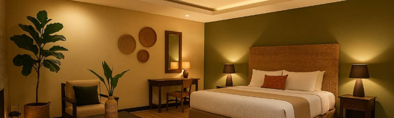 Doppelzimmer in der Davinci Gorilla Lodge