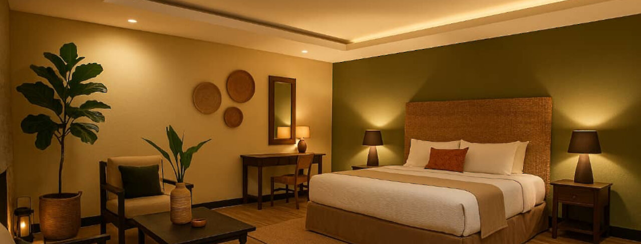 Doppelzimmer in der Davinci Gorilla Lodge