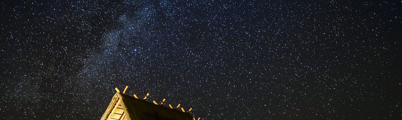 Sternenhimmel über der Xaus Lodge