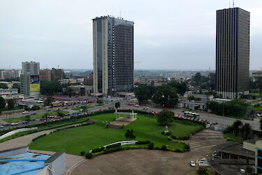 Wolkenkratzer in Abidjan