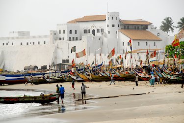 Sklavenfestung und Hafen in Elmina