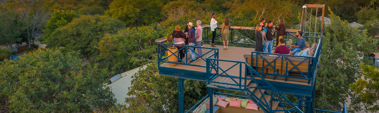 Shongwe Lookout Tower mit herrlichem Blick über den Sambesi-Fluss