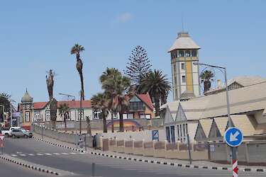 Straße in Swakopmund