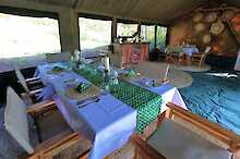 Restaurant im Mkomazi View Lodge