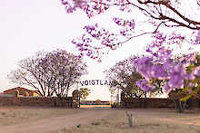 Eingangstor des Guesthouse Voigtland