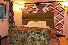 Doppelzimmer der Le Bambou Gorilla Lodge