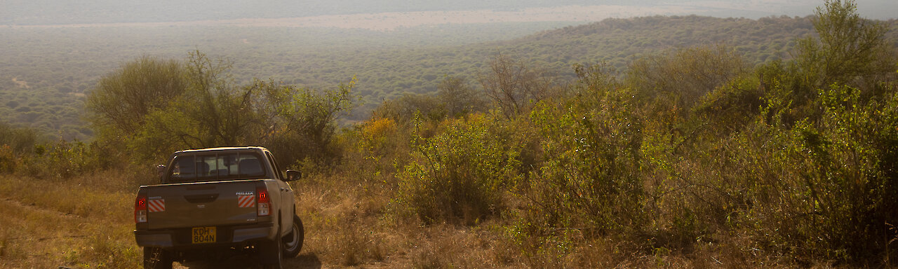 Toyota Pickup mit Ausblick