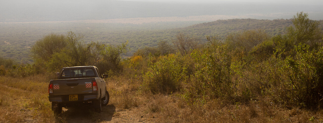 Toyota Pickup mit Ausblick