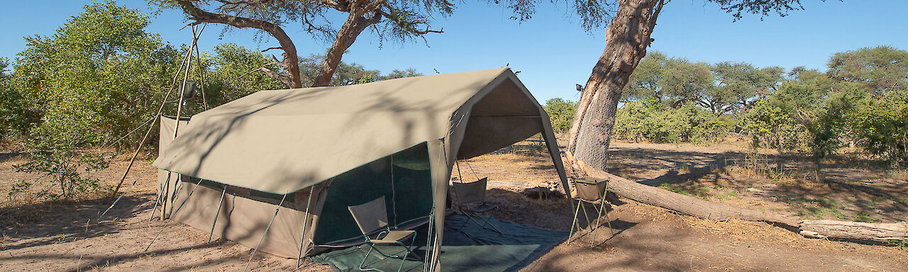 Komfortzelt mit Safaristühlen