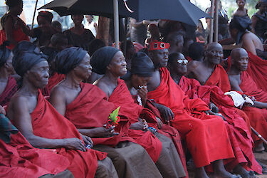 Traditionelle Ashanti Beerdigung