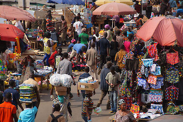 Markt in Kumasi