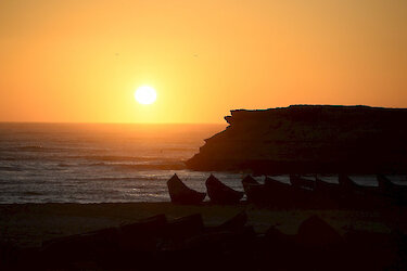 Sonnenuntergang am Strand