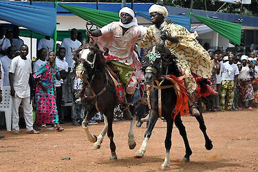Zwei Männer bei der Fantasia