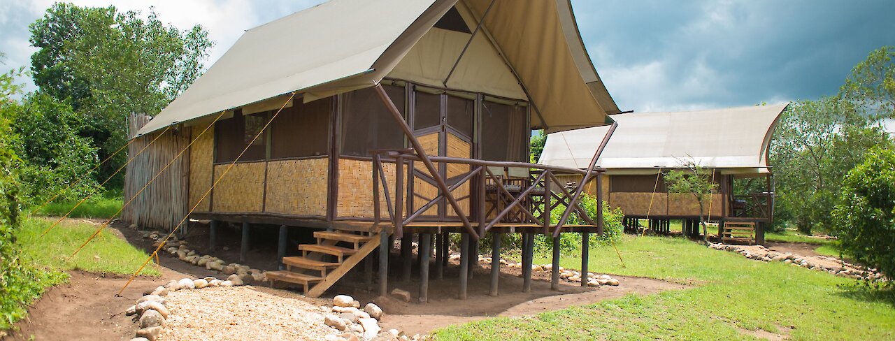 The Bush Lodge Uganda Außenansicht