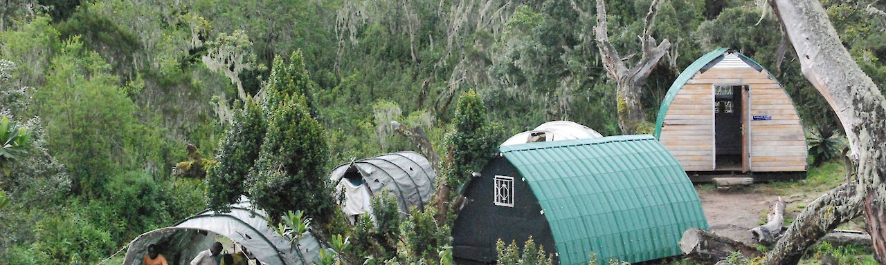 Außenansicht des Camps