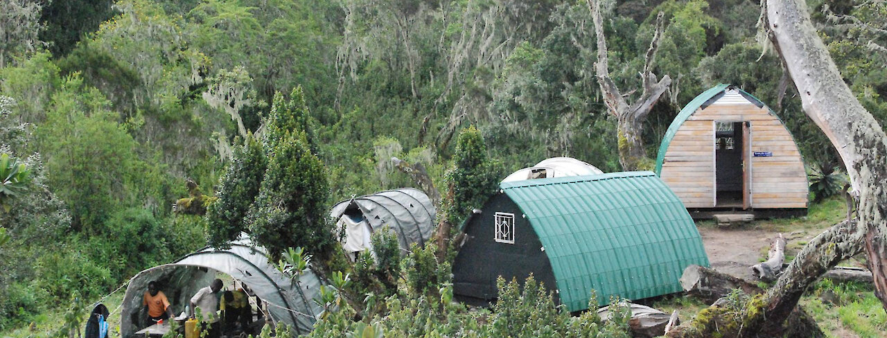 Außenansicht des Camps