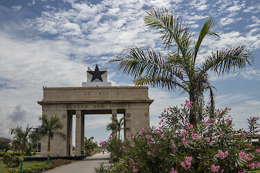 Black Star Monument in Accra