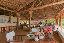 Restaurant und Bar des Zanzibar Pearls