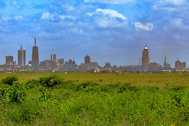 Skyline von Nairobi