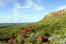 Waterberg Plateau Lodge Luftaufnahme der Lodge