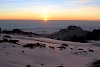 Sonnenaufgang am Uhuru Peak